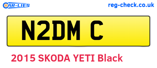 N2DMC are the vehicle registration plates.