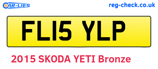 FL15YLP are the vehicle registration plates.