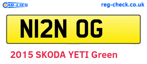 N12NOG are the vehicle registration plates.