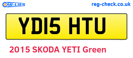 YD15HTU are the vehicle registration plates.