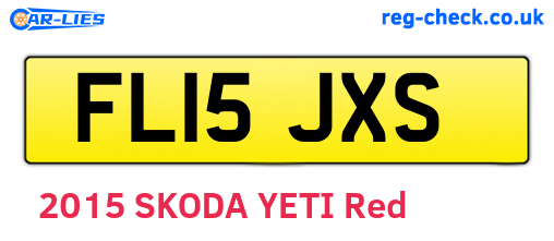 FL15JXS are the vehicle registration plates.