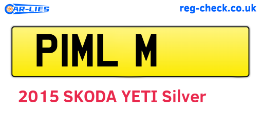 P1MLM are the vehicle registration plates.
