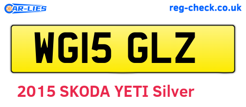 WG15GLZ are the vehicle registration plates.