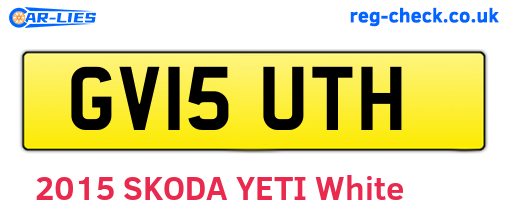 GV15UTH are the vehicle registration plates.