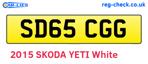SD65CGG are the vehicle registration plates.