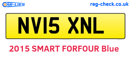 NV15XNL are the vehicle registration plates.