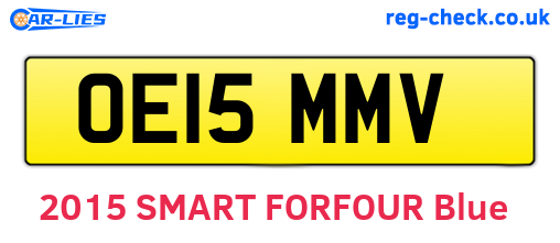 OE15MMV are the vehicle registration plates.