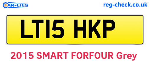 LT15HKP are the vehicle registration plates.