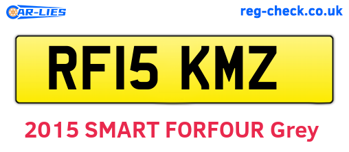 RF15KMZ are the vehicle registration plates.