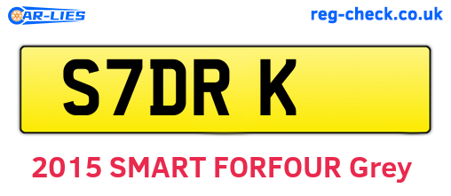 S7DRK are the vehicle registration plates.