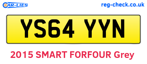 YS64YYN are the vehicle registration plates.