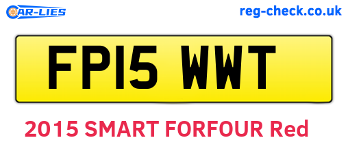 FP15WWT are the vehicle registration plates.