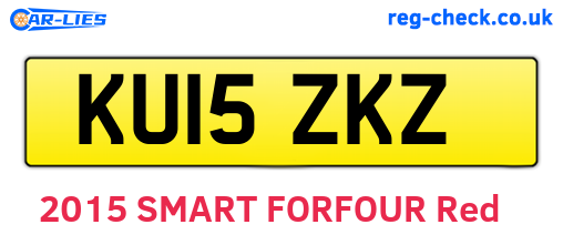 KU15ZKZ are the vehicle registration plates.