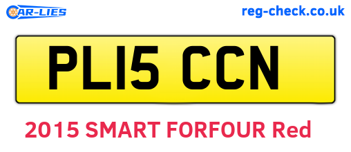 PL15CCN are the vehicle registration plates.