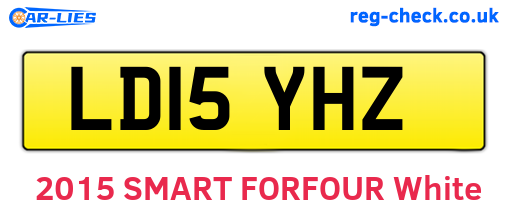 LD15YHZ are the vehicle registration plates.