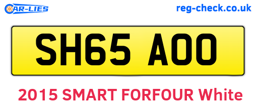 SH65AOO are the vehicle registration plates.
