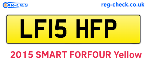 LF15HFP are the vehicle registration plates.