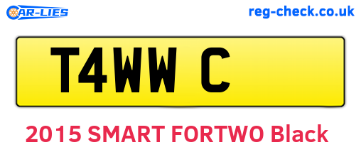 T4WWC are the vehicle registration plates.