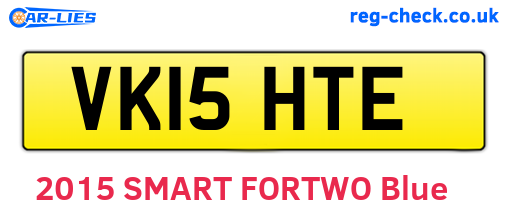 VK15HTE are the vehicle registration plates.