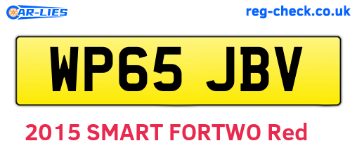 WP65JBV are the vehicle registration plates.