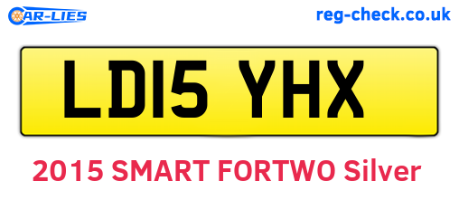 LD15YHX are the vehicle registration plates.