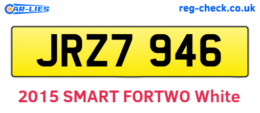 JRZ7946 are the vehicle registration plates.