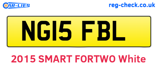 NG15FBL are the vehicle registration plates.