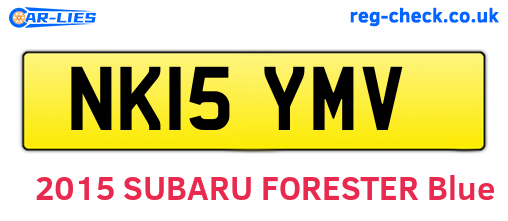 NK15YMV are the vehicle registration plates.