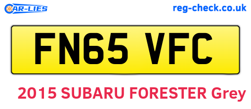 FN65VFC are the vehicle registration plates.