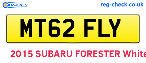 MT62FLY are the vehicle registration plates.