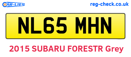NL65MHN are the vehicle registration plates.