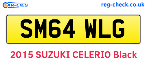 SM64WLG are the vehicle registration plates.