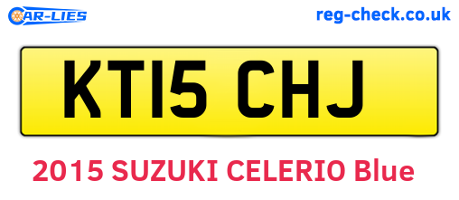 KT15CHJ are the vehicle registration plates.