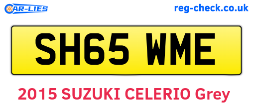 SH65WME are the vehicle registration plates.
