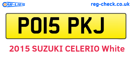 PO15PKJ are the vehicle registration plates.