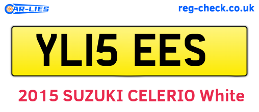 YL15EES are the vehicle registration plates.