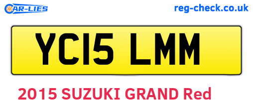 YC15LMM are the vehicle registration plates.