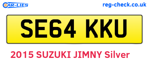 SE64KKU are the vehicle registration plates.