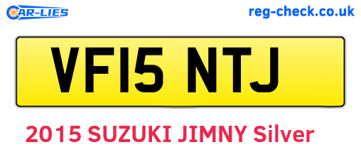 VF15NTJ are the vehicle registration plates.