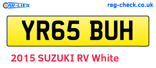YR65BUH are the vehicle registration plates.