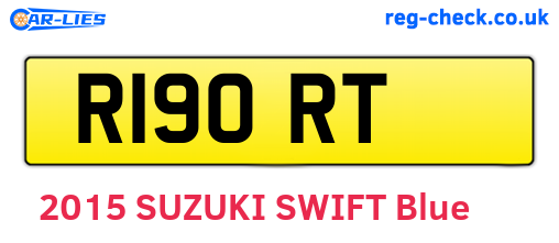 R19ORT are the vehicle registration plates.
