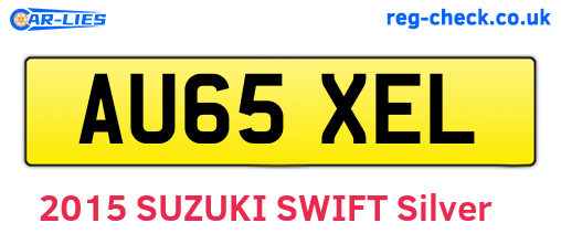 AU65XEL are the vehicle registration plates.