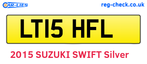 LT15HFL are the vehicle registration plates.