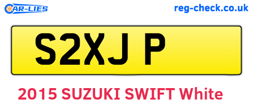S2XJP are the vehicle registration plates.