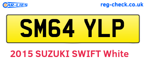 SM64YLP are the vehicle registration plates.