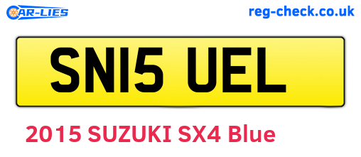 SN15UEL are the vehicle registration plates.