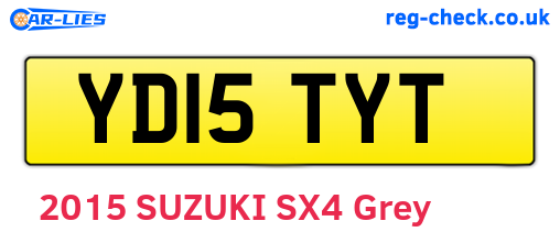 YD15TYT are the vehicle registration plates.