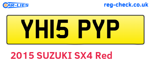 YH15PYP are the vehicle registration plates.