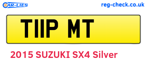 T11PMT are the vehicle registration plates.