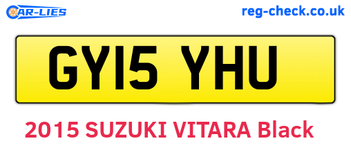 GY15YHU are the vehicle registration plates.